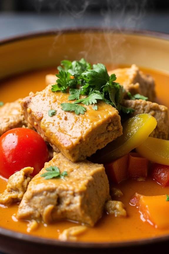 pork and coconut stew