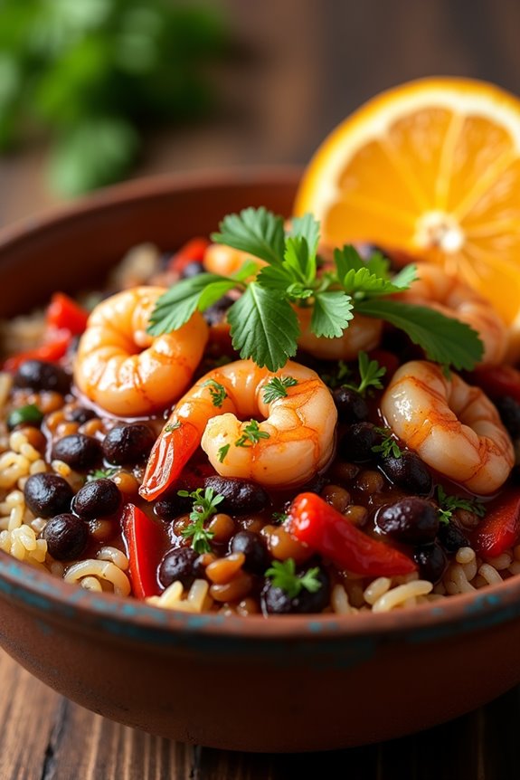 prawn infused brazilian comfort food