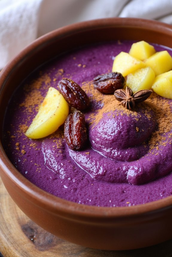 purple corn dessert delight