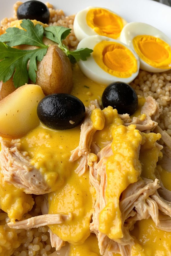 quinoa enhanced aji de gallina