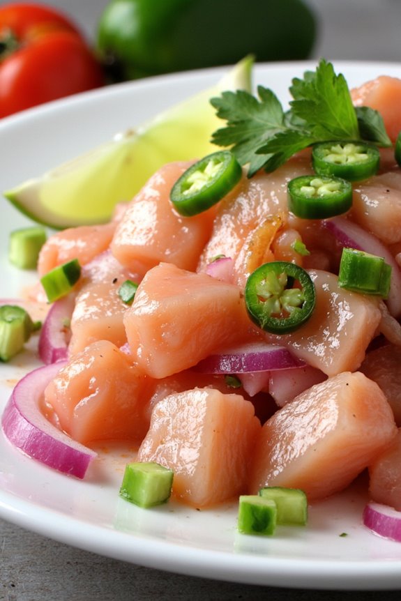 refreshing citrus marinated fish dish