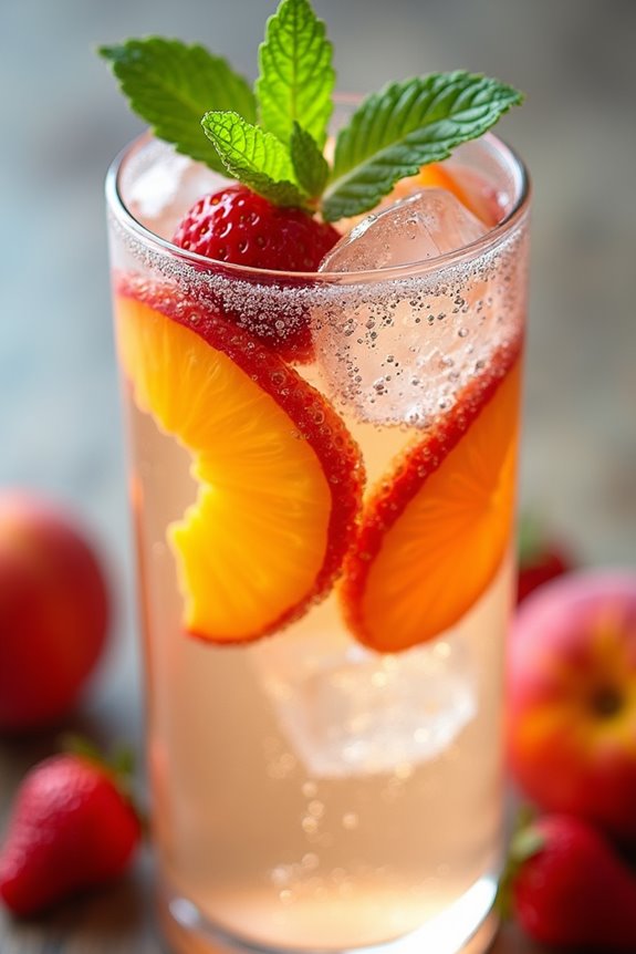 refreshing sparkling wine cocktail
