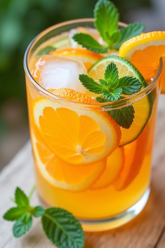 revitalizing citrus fruit punch