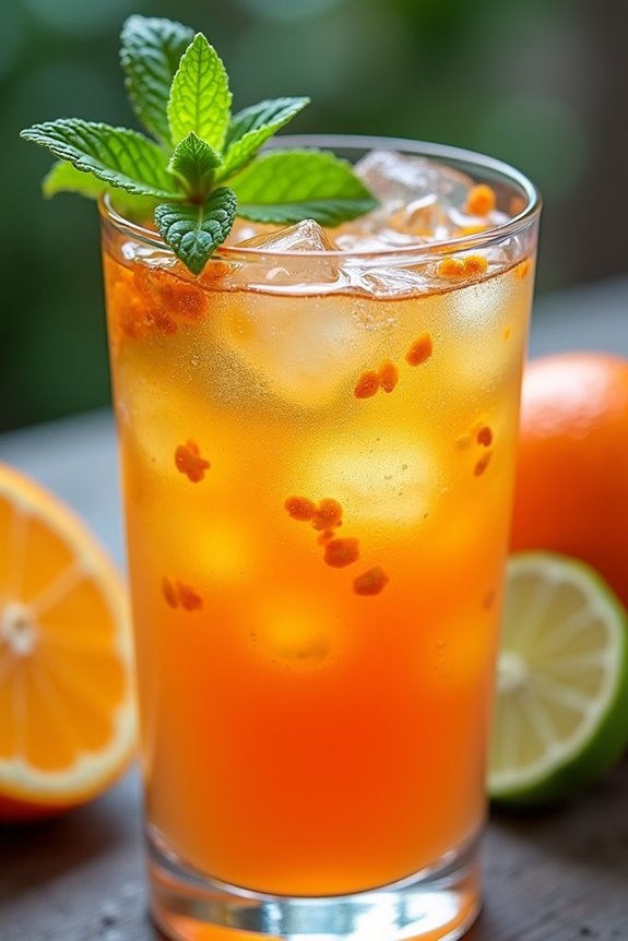revitalizing citrus mate drink