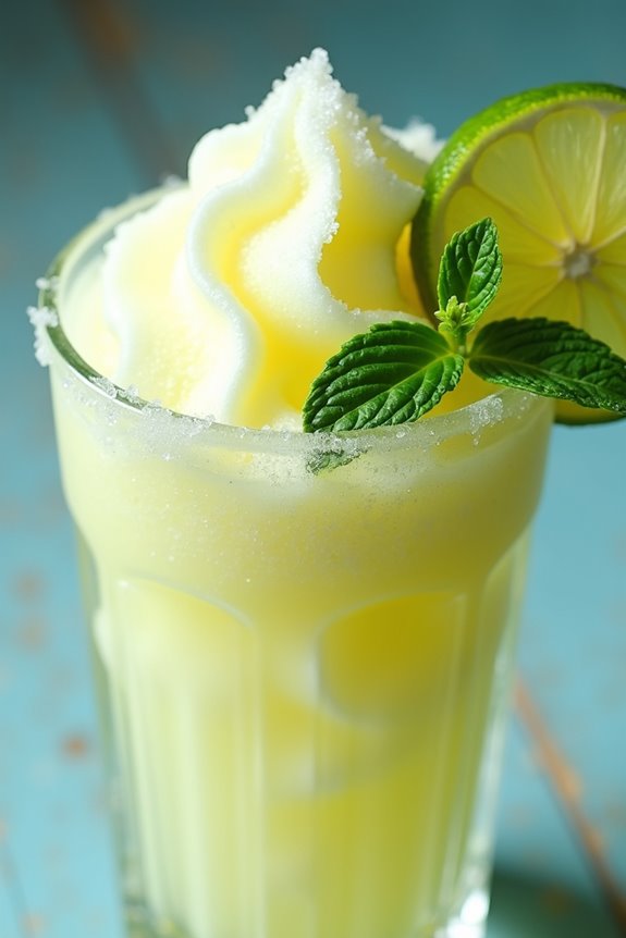 revitalizing frozen lemonade slush