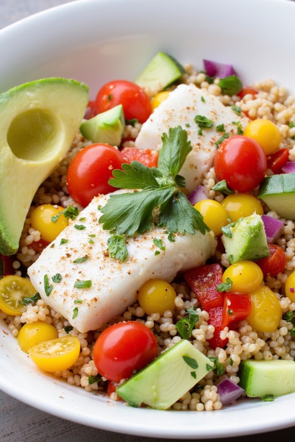 revitalizing quinoa vegetable ceviche