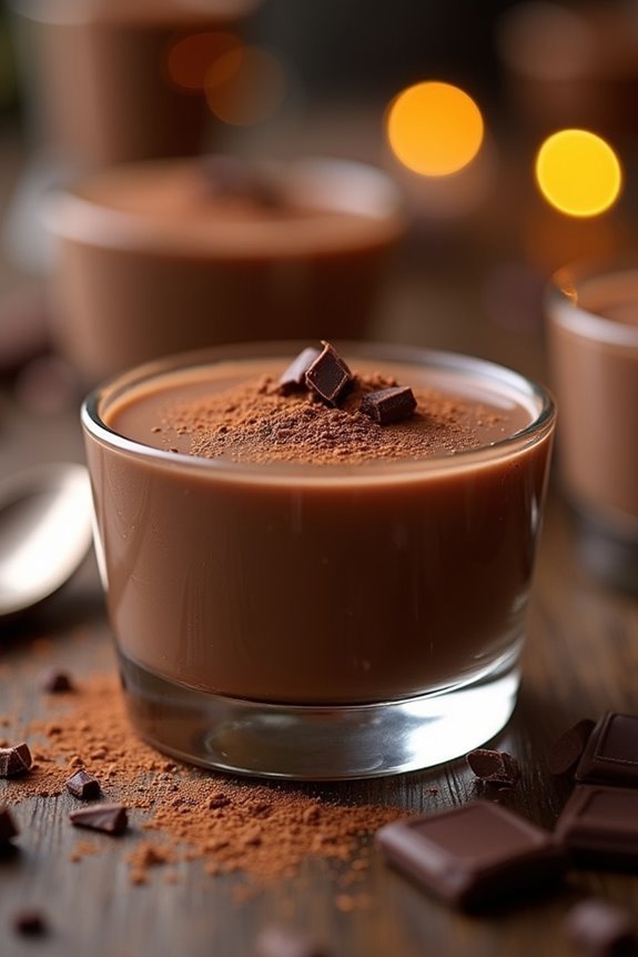 rich and creamy chocolate custard