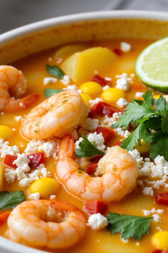 rich comforting shrimp chowder