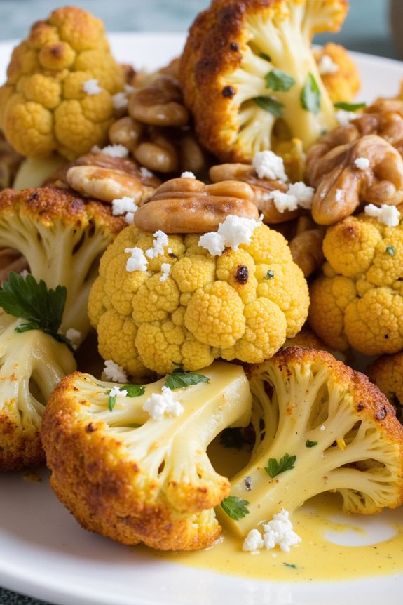 roasted cauliflower with ocopa sauce