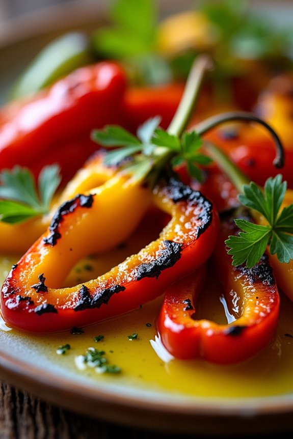 roasted peppers vibrant flavors