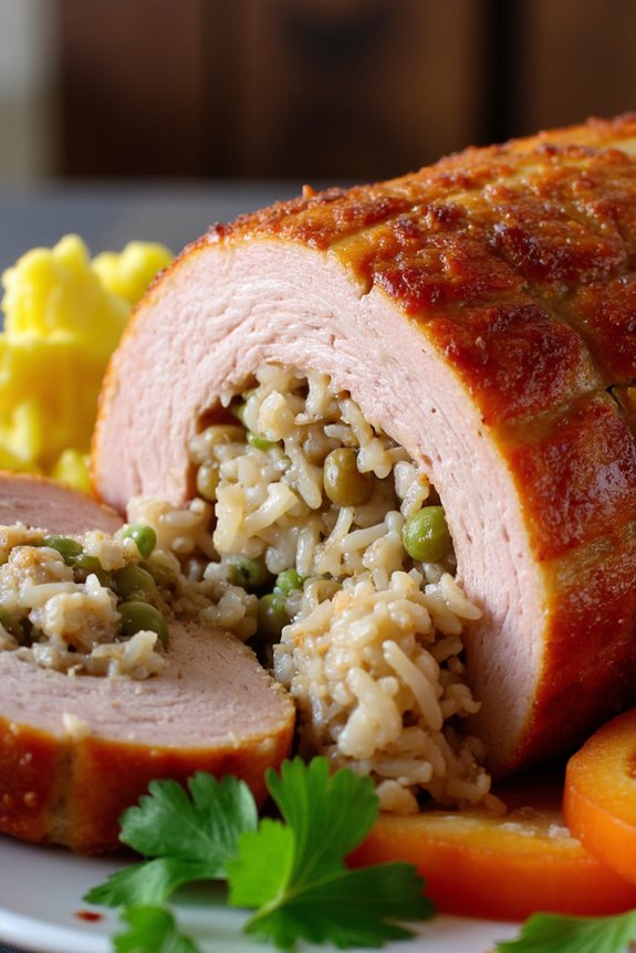 roasted pork stuffed delight