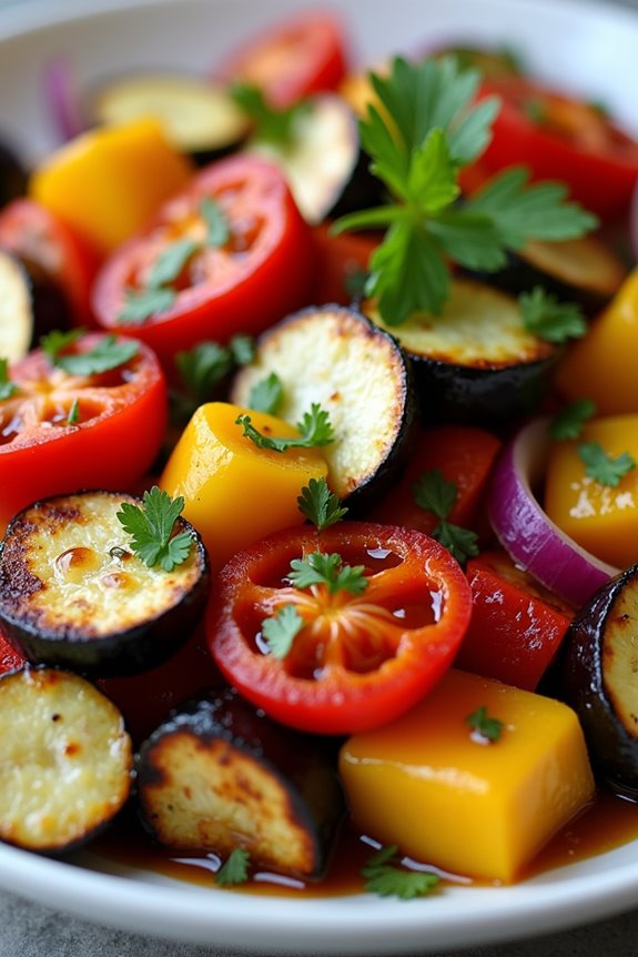 roasted vegetable salad recipe