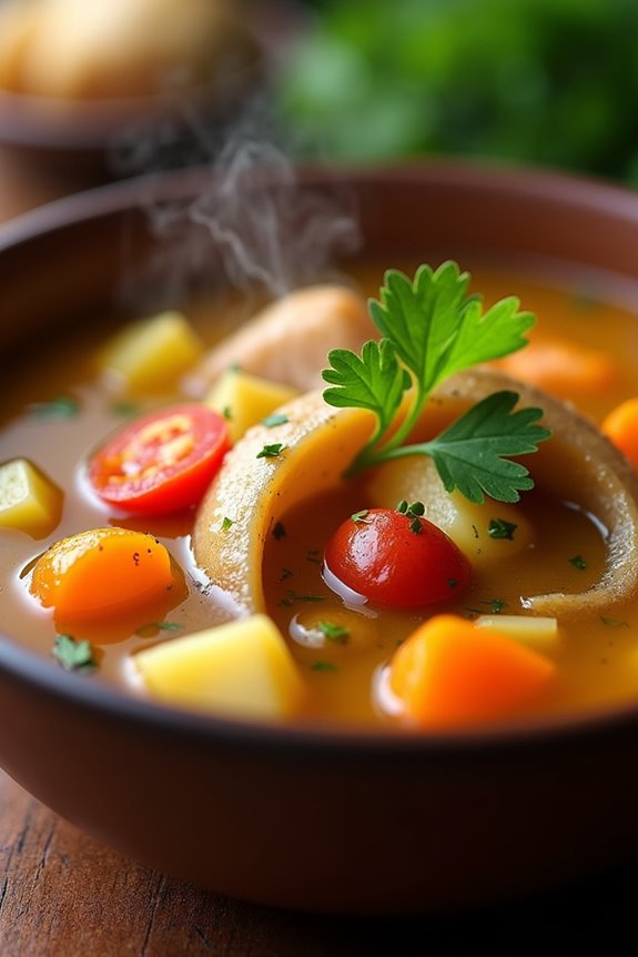 saffron infused fish stew