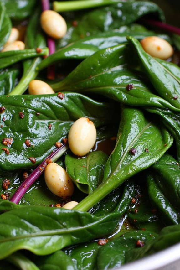 saut ed chard with garlic