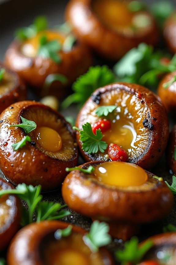 saut ed mushrooms with garlic