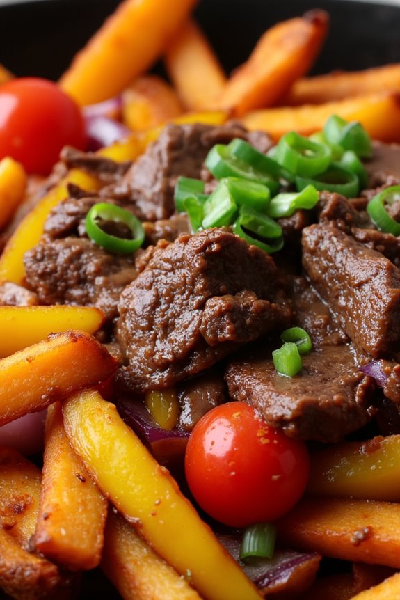 savory beef with sweetness