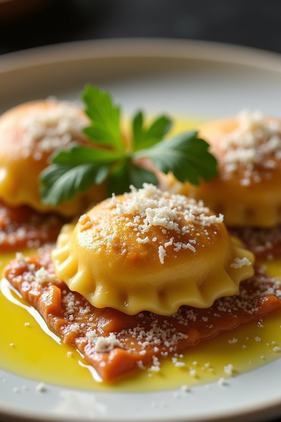 savory brazilian beef ravioli
