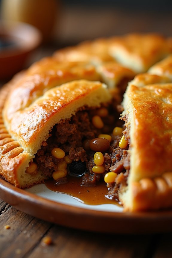 savory brazilian meat pie