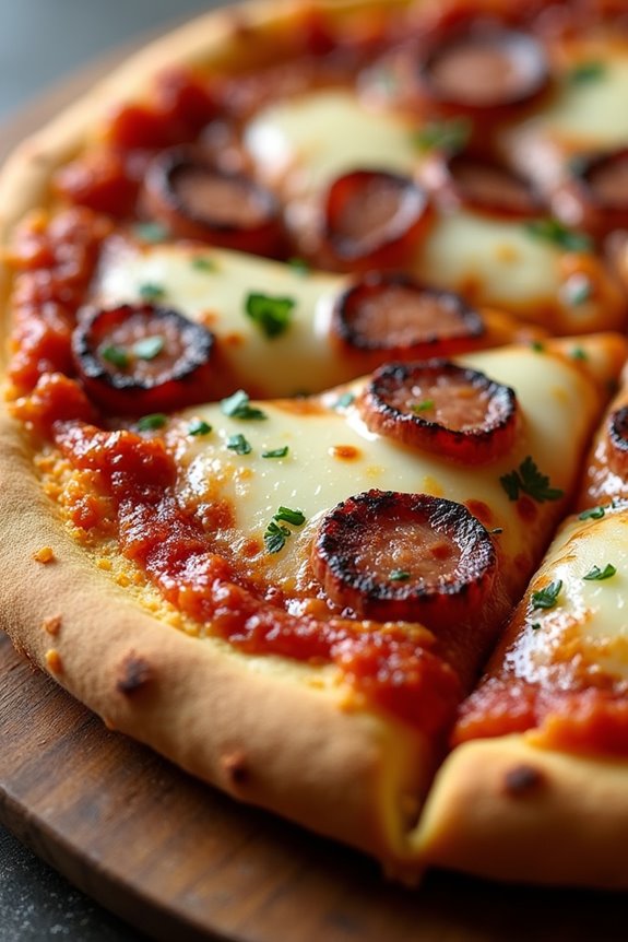 savory calabresa pizza delight