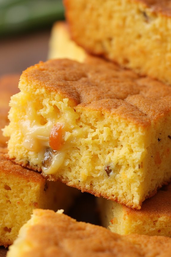 savory cheesy cornbread recipe