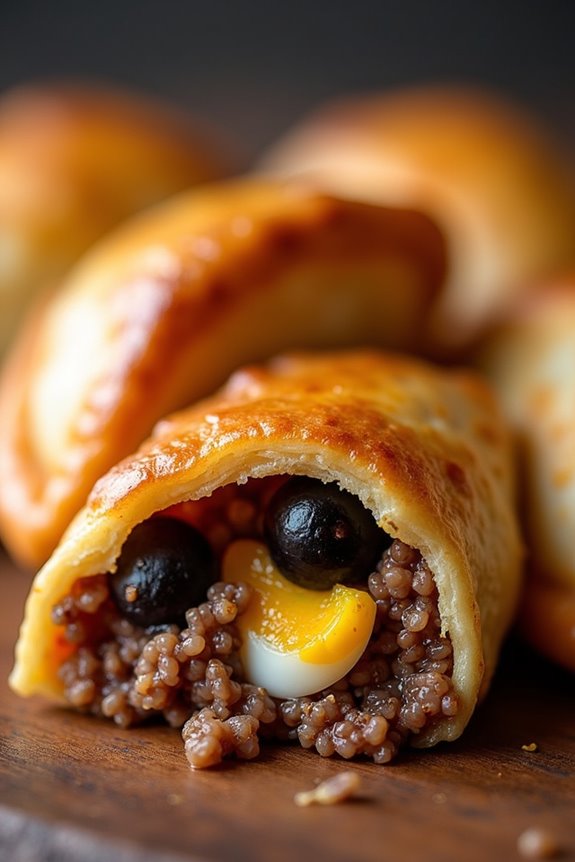 savory chilean beef pastries