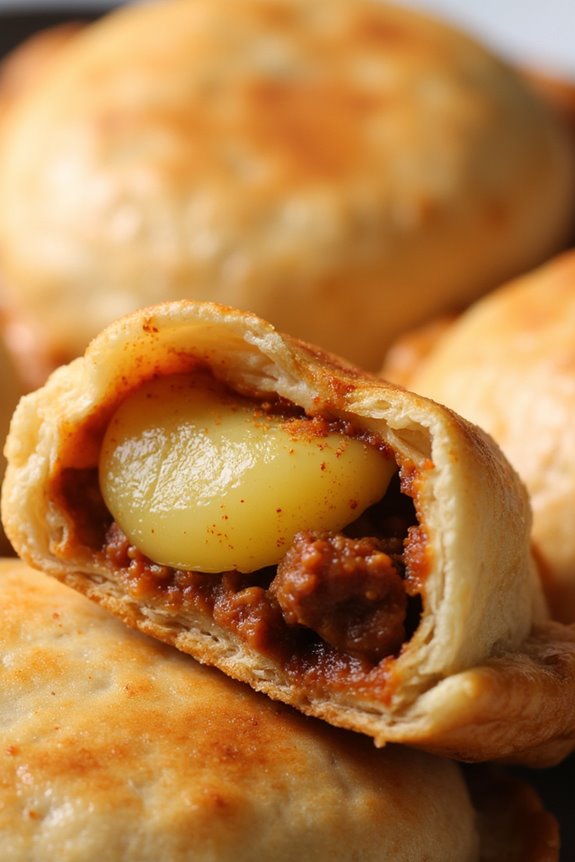 savory chorizo potato pastries