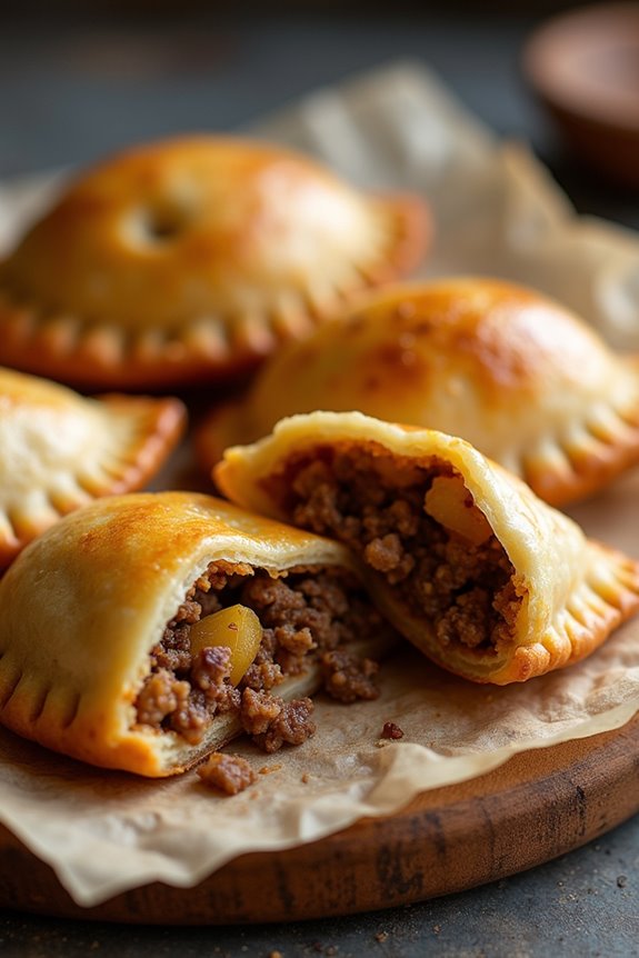 savory colombian beef pastries