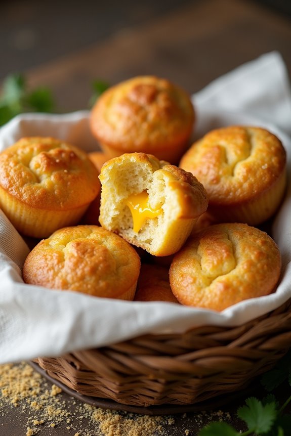 savory colombian cheese muffins