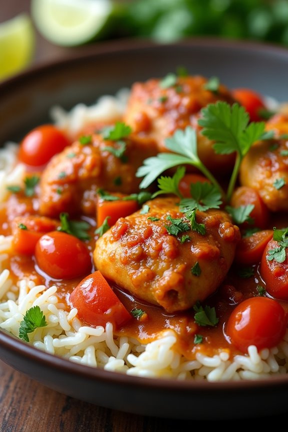 savory colombian chicken stew