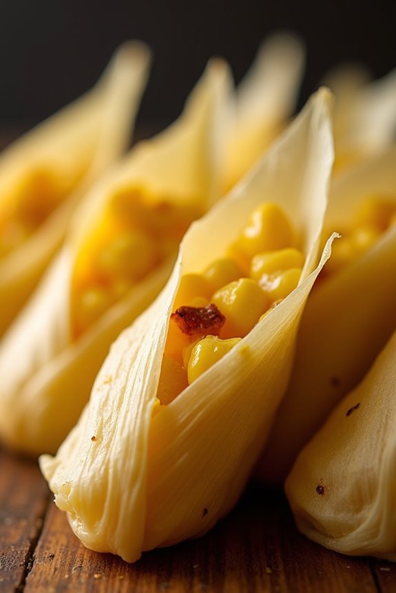 savory corn cakes delightfully seasoned