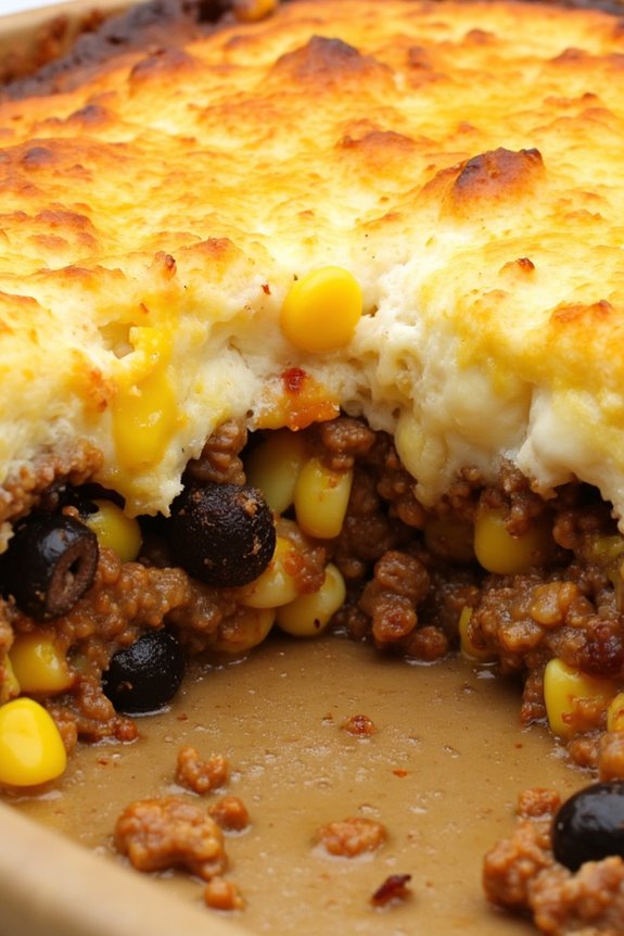 savory corn pie casserole