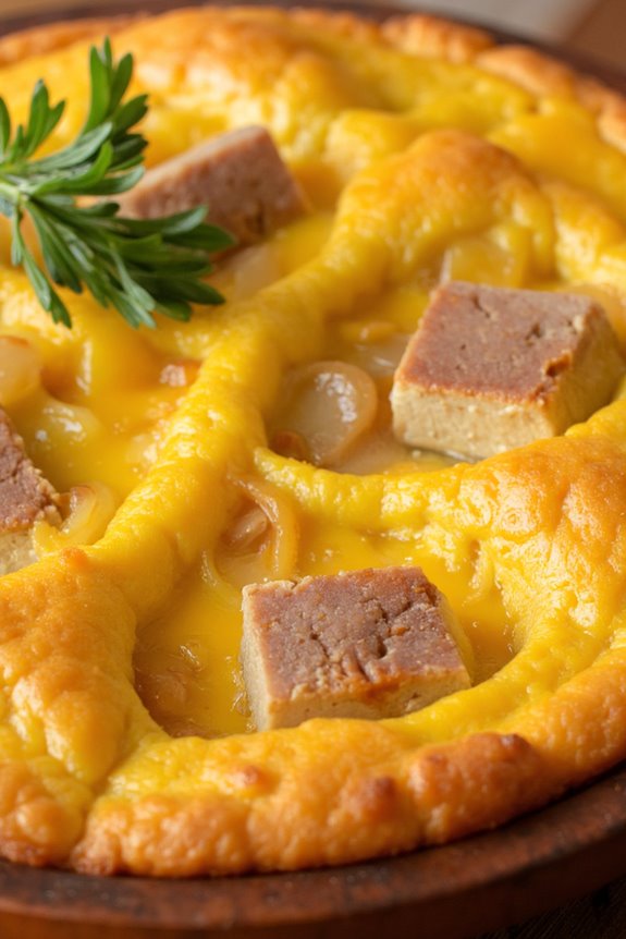 savory cornbread with pork
