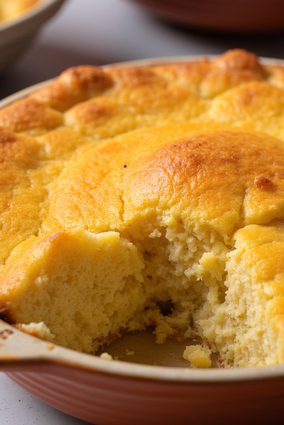 savory cornmeal cheese dish