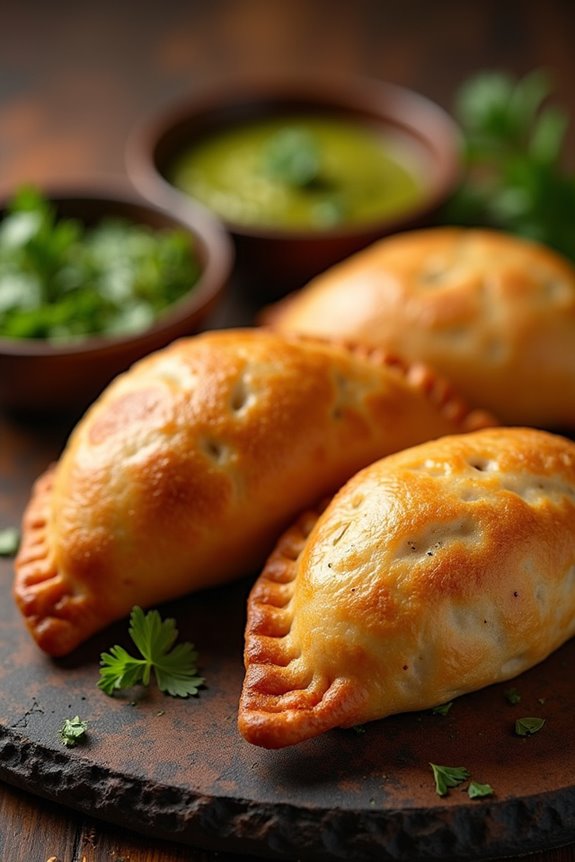 savory empanadas with aj