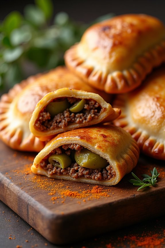 savory pastry pockets filled