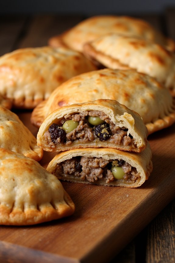 savory pork filled empanadas