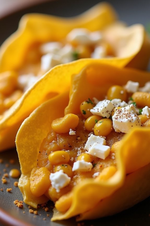 savory pumpkin filled corn delicacy