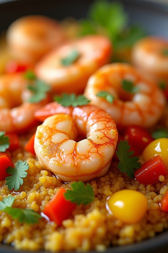 savory shrimp farofa delight