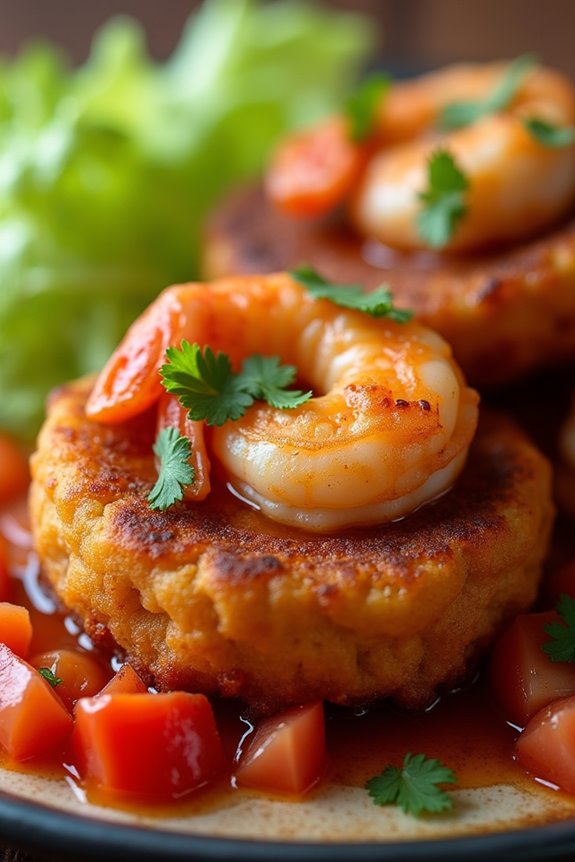 savory shrimp fritters delight