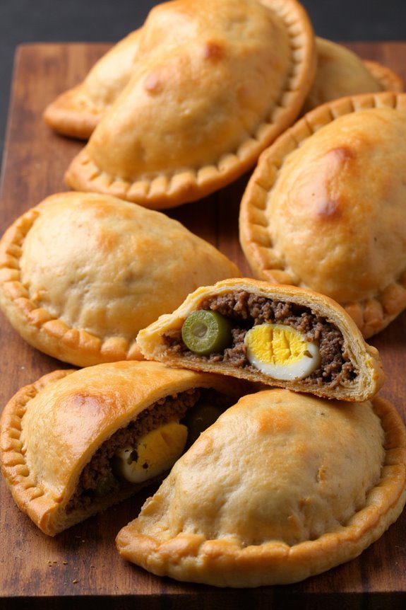 savory stuffed flaky pastries