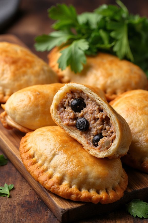 savory tuna filled pastries