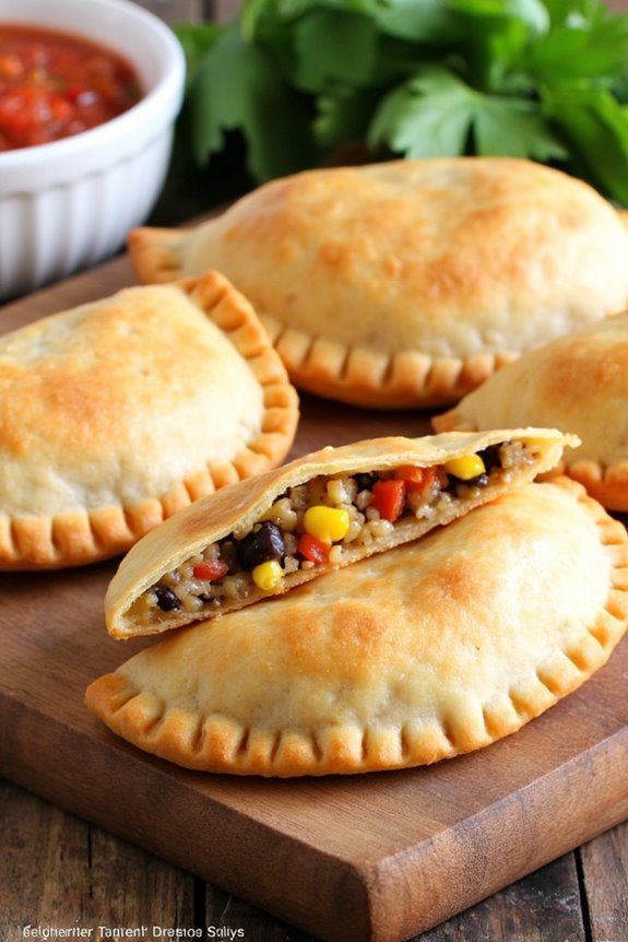 savory vegetarian quinoa pastries