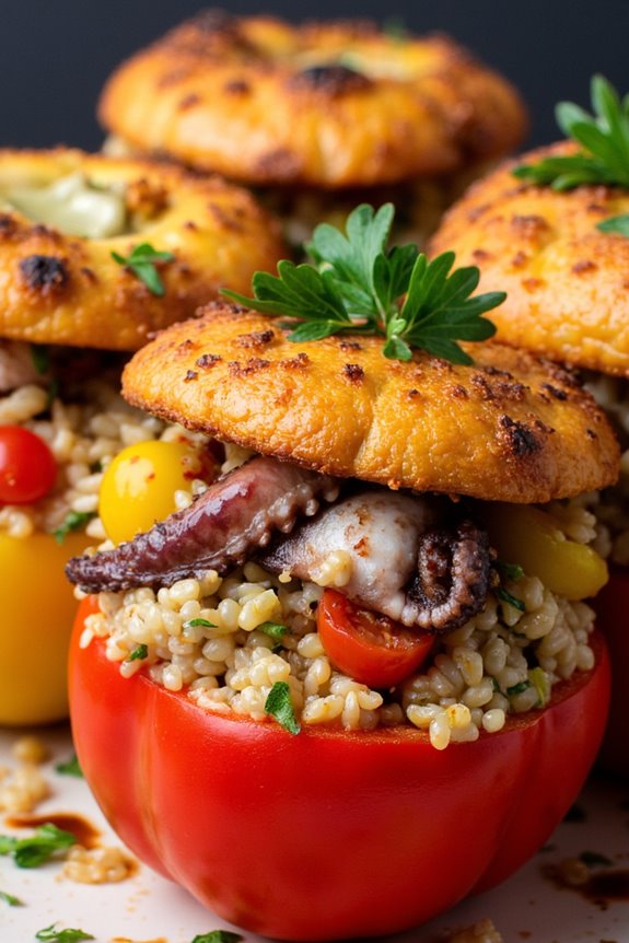 seafood and quinoa delight