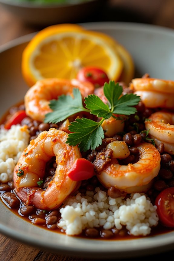 seafood black bean stew