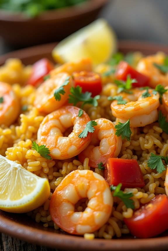 seafood infused creamy rice