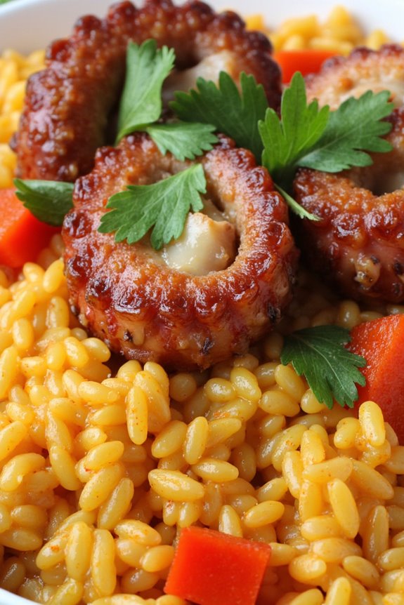 seafood rice dish delight