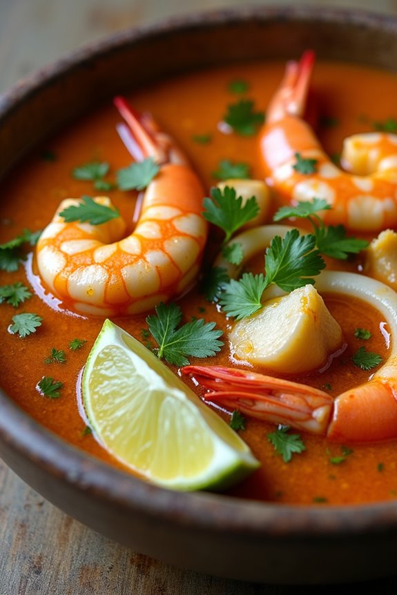 seafood soup with versatility