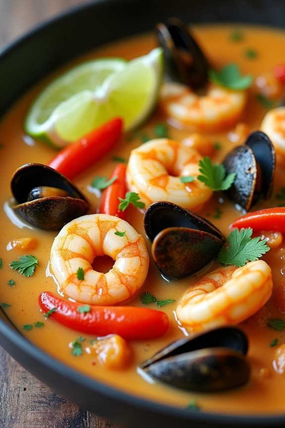 seafood stew with coconut