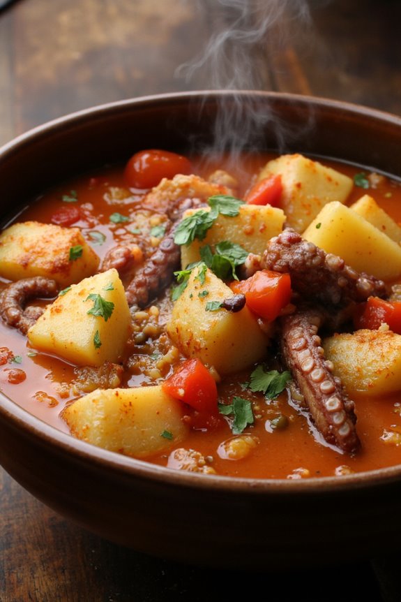 seafood stew with potatoes