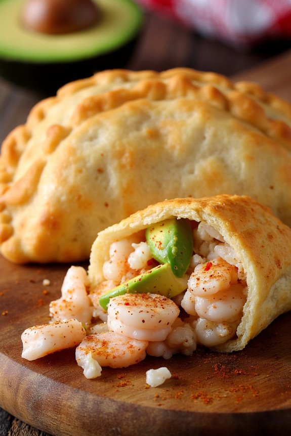 shrimp avocado empanadas recipe